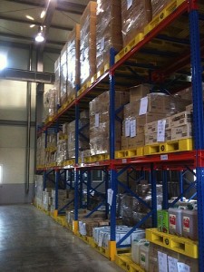 Inside of the Warehouse of the Central Distribution Center