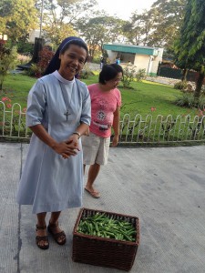 We Delivered Okra to Sisters at the College of Holy Spirits in Tarlac